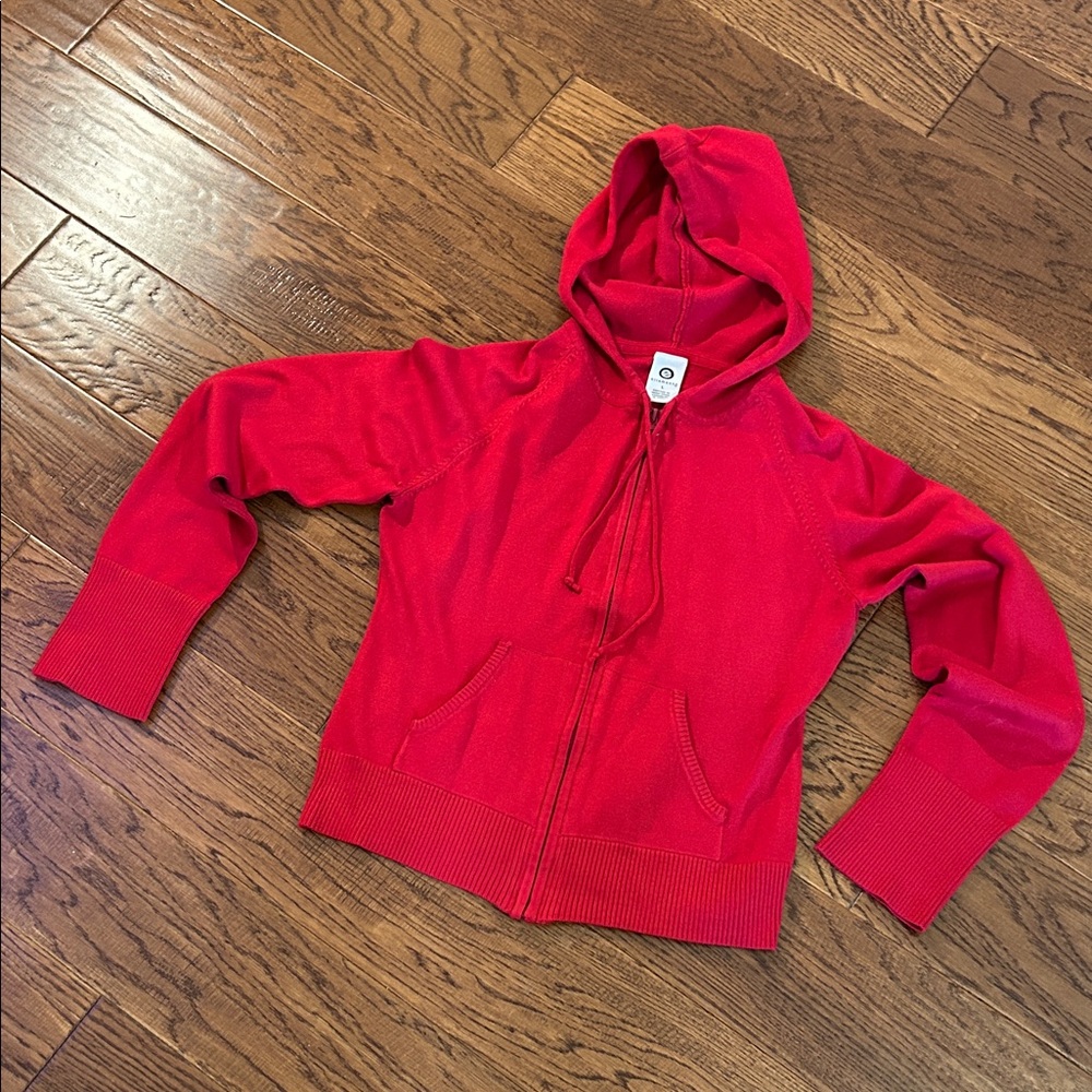 ellemenno Vibrant Red Kids Hoodie Jacket